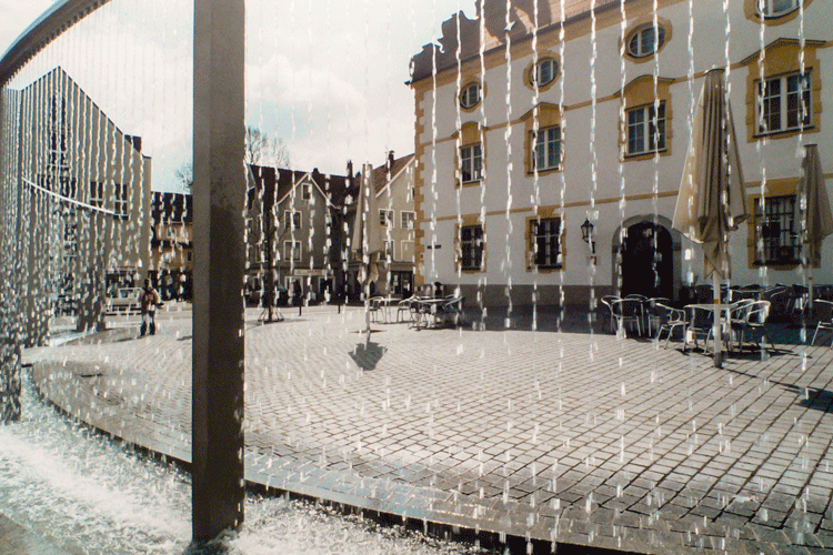 Brunnenanlage, öffentlicher Raum, Wasser, Albert Cinelli