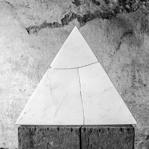 Pyramide, Marmor, Albert Cinelli, Marble, Metal, Art