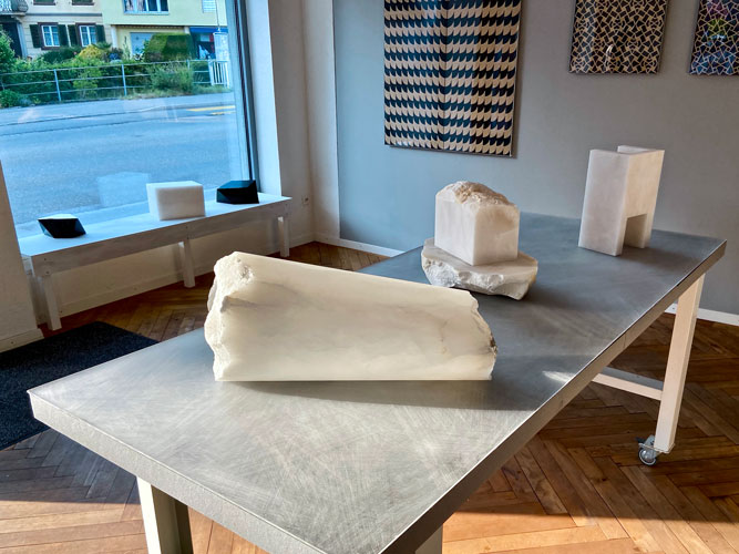 Ausstellung Skulpturen Alabaster